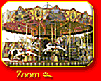 Caroussel 1886 avec chevaux de bois, 45 places & le Petit Train 